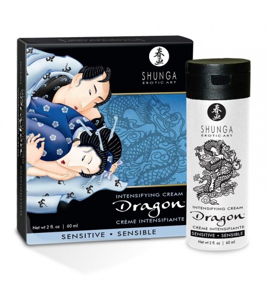 Интимный мужской крем SHUNGA DRAGON SENSITIVE - 60 мл. - Shunga - купить с доставкой в Новокузнецке