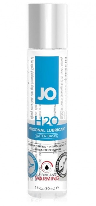 Возбуждающий лубрикант на водной основе JO Personal Lubricant H2O Warming - 30 мл. - System JO - купить с доставкой в Новокузнецке