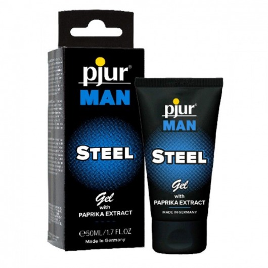 Эрекционный гель для пениса pjur MAN Steel Gel - 50 мл. - Pjur - купить с доставкой в Новокузнецке