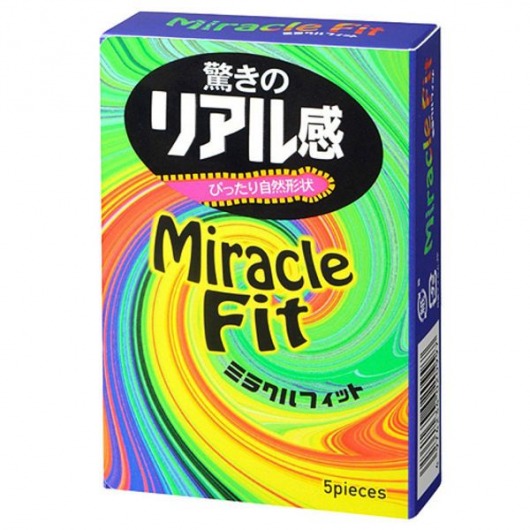 Презервативы Sagami Xtreme Miracle Fit - 5 шт. - Sagami - купить с доставкой в Новокузнецке