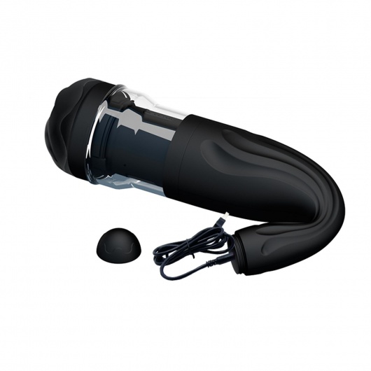 Перезаряжаемый мега-мастурбатор Breton с ротацией и возвратно-поступательным движением - Baile - в Новокузнецке купить с доставкой