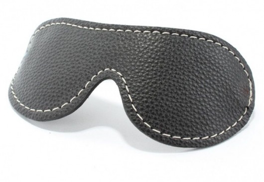 Кожаная маска на глаза - БДСМ Арсенал - купить с доставкой в Новокузнецке