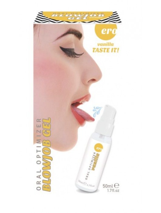 Увлажняющий гель для орального секса с ароматом ванили - 50 мл. - Ero - купить с доставкой в Новокузнецке