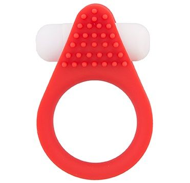 Красное эрекционное кольцо LIT-UP SILICONE STIMU RING 1 RED - Dream Toys - в Новокузнецке купить с доставкой