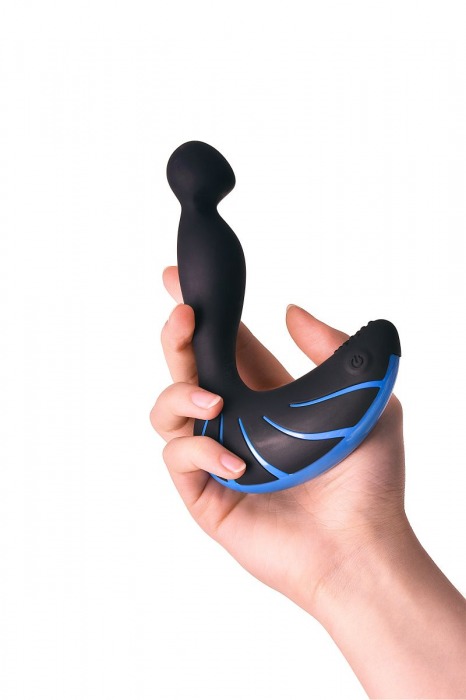 Чёрно-синий массажер простаты Erotist Third - Erotist Adult Toys - в Новокузнецке купить с доставкой Чёрно-синий массажер простаты Erotist Third - Erotist Adult Toys - в Новокузнецке купить с доставкой