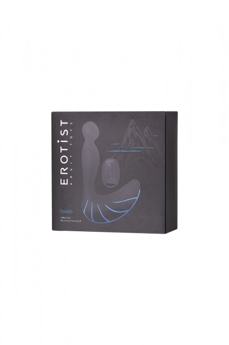 Чёрно-синий массажер простаты Erotist Third - Erotist Adult Toys - в Новокузнецке купить с доставкой Чёрно-синий массажер простаты Erotist Third - Erotist Adult Toys - в Новокузнецке купить с доставкой