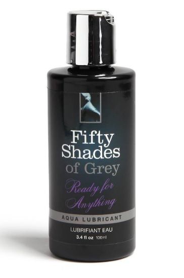 Лубрикант на водной основе Ready for Anything Aqua Lubricant - 100 мл. - Fifty Shades of Grey - купить с доставкой в Новокузнецке