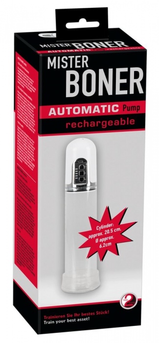 Белая автоматическая вакуумная помпа Mister Boner - Orion - в Новокузнецке купить с доставкой