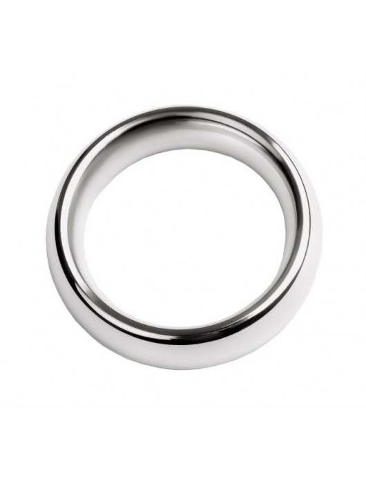 Металлическое эрекционное кольцо размера L - ToyFa - в Новокузнецке купить с доставкой