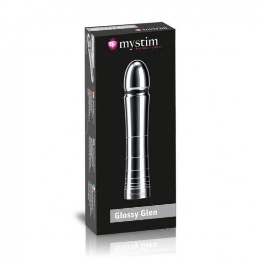 Фаллоимитатор для электростимуляции Glossy Glen Dildo - 14 см. - MyStim - купить с доставкой в Новокузнецке