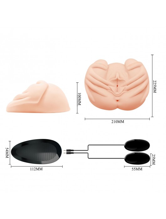 Вагина с руками поверх и вибрацией - Baile - в Новокузнецке купить с доставкой