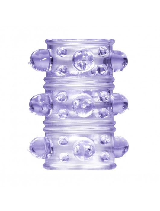 Фиолетовая насадка на пенис Rings Armour - Lola Games - в Новокузнецке купить с доставкой