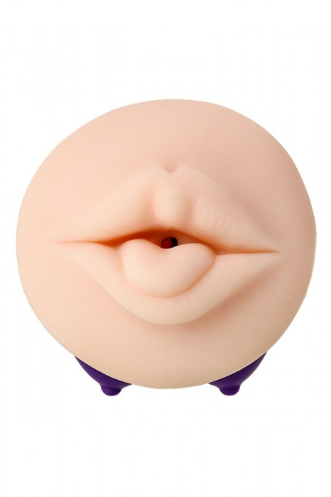 Двухсторонний мастурбатор JOS YARA в фиолетовой колбе - JOS - в Новокузнецке купить с доставкой