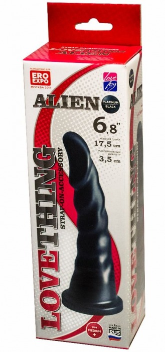 Насадка для трусиков харнесс Alien - 17,5 см. - LOVETOY (А-Полимер) - купить с доставкой в Новокузнецке