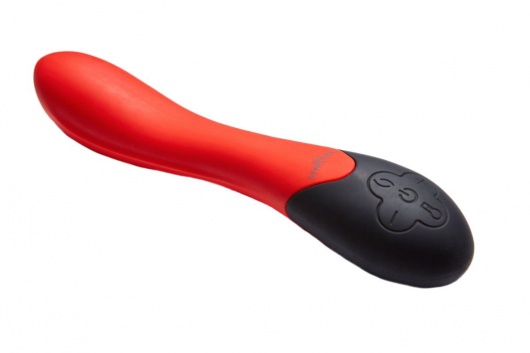 Красный вибратор Lynx для стимуляции точки G с нагревом - 20,8 см. - Le Frivole