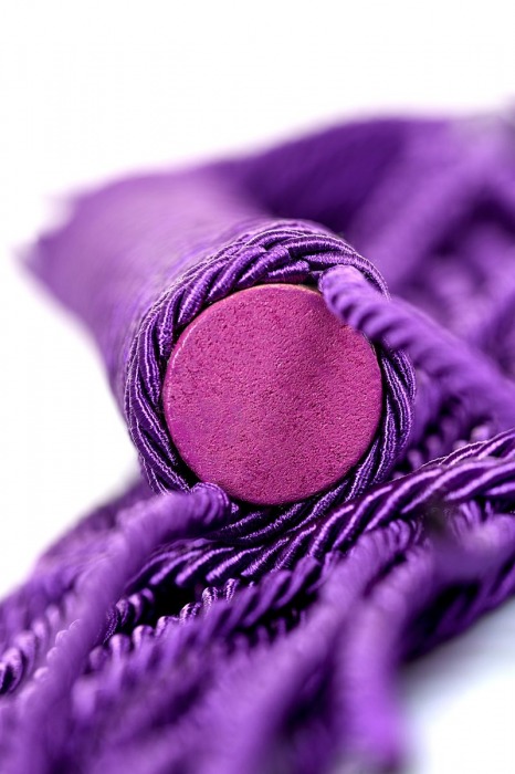 Сиреневый флоггер из веревки Theatre - 48,5 см. - ToyFa - купить с доставкой в Новокузнецке Сиреневый флоггер из веревки Theatre - 48,5 см. - ToyFa - купить с доставкой в Новокузнецке