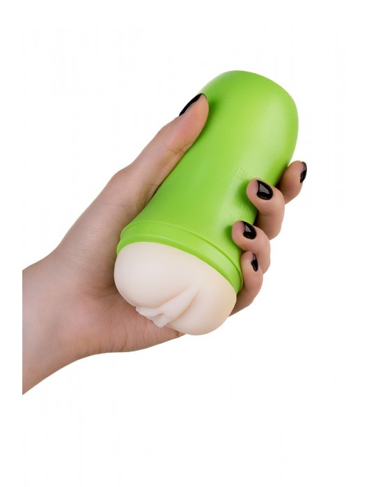 Мастурбатор-вагина A-Toys в зеленой колбе - A-toys - в Новокузнецке купить с доставкой