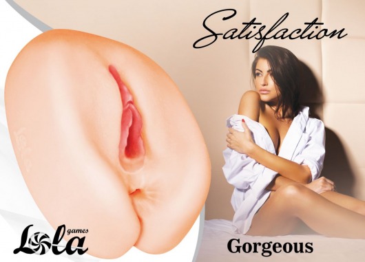 Мастурбатор с 2 тоннелями Satisfaction Gorgeous - Lola Games - в Новокузнецке купить с доставкой