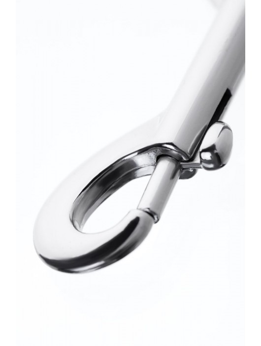 Серебристый двухсторонний карабин TOYFA Metal - ToyFa - купить с доставкой в Новокузнецке