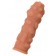 Телесная реалистичная насадка KOKOS Extreme Sleeve 11 с дополнительной стимуляцией - 12,7 см. - KOKOS - в Новокузнецке купить с доставкой