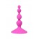 Розовая силиконовая анальная пробка Loverty - 8 см. - ToyFa в Новокузнецке Розовая силиконовая анальная пробка Loverty - 8 см. - ToyFa