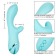 Голубой вибратор-ротатор с клиторальным отростком Catalina Climaxer - 20,25 см. - California Exotic Novelties купить в Новокузнецке с доставкой в Orgasmix.ru Голубой вибратор-ротатор с клиторальным отростком Catalina Climaxer - 20,25 см. - California Exotic Novelties