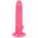 Розовый фаллоимитатор-реалистик на присоске - 16,5 см. - LOVETOY (А-Полимер) купить с доставкой в интернет-магазине Orgasmix в Новокузнецке Розовый фаллоимитатор-реалистик на присоске - 16,5 см. - LOVETOY (А-Полимер)