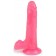Розовый фаллоимитатор-реалистик на присоске - 16,5 см. - LOVETOY (А-Полимер) купить с доставкой в интернет-магазине Orgasmix в Новокузнецке Розовый фаллоимитатор-реалистик на присоске - 16,5 см. - LOVETOY (А-Полимер)