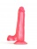 Розовый фаллоимитатор-реалистик на присоске - 16,5 см. - LOVETOY (А-Полимер) купить с доставкой в интернет-магазине Orgasmix в Новокузнецке Розовый фаллоимитатор-реалистик на присоске - 16,5 см. - LOVETOY (А-Полимер)