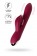 Бордовый вибратор-кролик Sangra - 20,5 см. - ToyFa купить в Новокузнецке с доставкой в Orgasmix.ru Бордовый вибратор-кролик Sangra - 20,5 см. - ToyFa