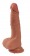 Телесный реалистичный фаллоимитатор REAL с трусиками для страпона - 19,5 см. - Real купить в Новокузнецке с доставкой в Orgasmix.ru Телесный реалистичный фаллоимитатор REAL с трусиками для страпона - 19,5 см. - Real - купить с доставкой в Новокузнецке