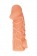 Телесная закрытая насадка с венками Cock Sleeve Size S - 13,8 см. - KOKOS - в Новокузнецке купить с доставкой Телесная закрытая насадка с венками Cock Sleeve Size S - 13,8 см. - KOKOS - в Новокузнецке купить с доставкой