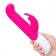 Розовый вибромассажер для G-точки Come hither G-Spot Rabbit - 24,5 см. - Rabbit Essentials
