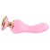 Розовый вибростимулятор SANYA - 18,5 см. - Shunga купить в Новокузнецке с доставкой в Orgasmix.ru Розовый вибростимулятор SANYA - 18,5 см. - Shunga