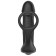 Черный пульсирующимй массажер простаты с вибрацией и пультом ДУ - 17,1 см. - Secwell - в Новокузнецке купить с доставкой