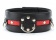 Черно-красный ошейник на пряжке - БДСМ Арсенал - купить с доставкой в Новокузнецке