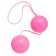 Розовые вагинальные шарики BI-BALLS - Toyfa Basic в Новокузнецке Розовые вагинальные шарики BI-BALLS - Toyfa Basic