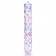 Фаллоимитатор с массажными точками Purple Rose - 23 см. - Glas