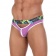 Сиреневые мужские трусы-слипы с пикантными вырезами под поясом - VAN BAAM купить с доставкой Сиреневые мужские трусы-слипы с пикантными вырезами под поясом - VAN BAAM купить с доставкой