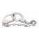 Наручники из металла с длинной цепочкой CHROME HANDCUFFS METAL HANDCUFFS W. KEY - NMC - купить с доставкой в Новокузнецке