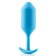 Голубая пробка для ношения B-vibe Snug Plug 3 - 12,7 см. - b-Vibe